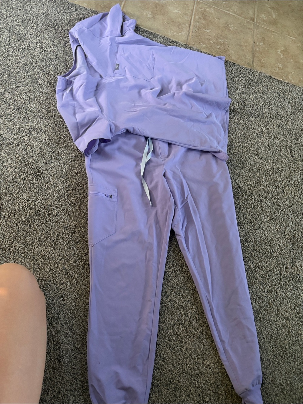 Figs Lilac Women's Jogger Scrub Pants